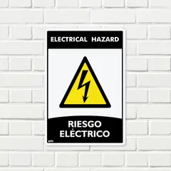 FIXSER - Señal Riesgo Eléctrico 35X24Cm