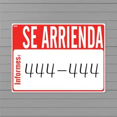 FIXSER - Señal Se Arrienda 61X45.6Cm
