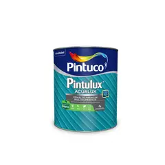 ACUALUX - Pintura Para Exterior Esmalte Tipo 1 Blanca 1/4 Galón