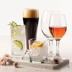 JUST HOME COLLECTION - Set Vasos Y Copas 20 Piezas