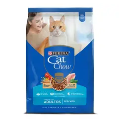 CAT CHOW - Comida Seca Para Gato Adulto Pescado 8kg