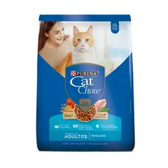 CAT CHOW - Alimento Seco Para Gato Adulto Pescado 8kg