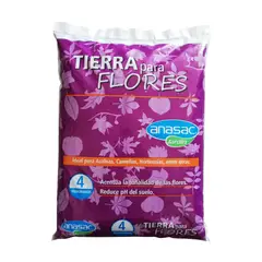 ANASAC - Tierra Ácida Para Flores X 4 Kg