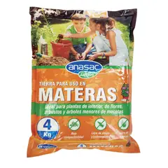 ANASAC - Tierra Para Materas X 4 Kg