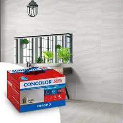 CORONA - Boquilla con Látex Concolor para Juntas Estrechas Súper Blanco 5Kg