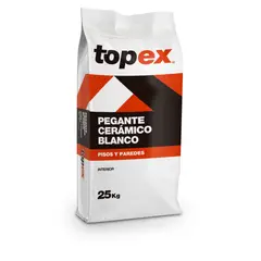 TOPEX - Cerámico blanco 25 kilos