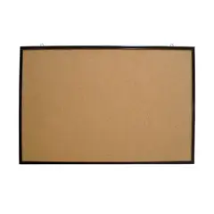 ARTECMA - Cartelera de Corcho con Marco de Aluminio 60X80Cm