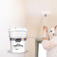 KOLOR - Pintura para Interior Techos y Cielos Blanco 2.5 Galones