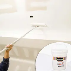 KOLOR - Pintura para Interior Techos y Cielos Blanco 2.5 Galones