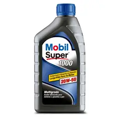 MOBIL - Aceite 20w50 super 1/4gl