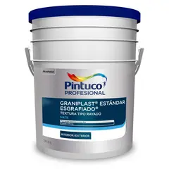 PINTUCO - Textura Para Fachadas Blanco Esgrafiado 30 Kg