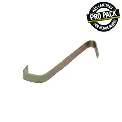 ALFONSO URIBE - Gancho Teja Estructura Metálica 14cm Cal 12 10Und