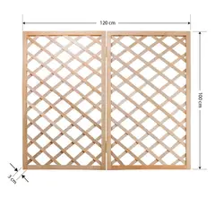 DEKOART - División Jardín Plegable 1.20x1 Metros