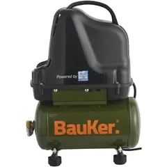 BAUKER - Compresor 6 litros 1 hp 3400 rpm EURO 6
