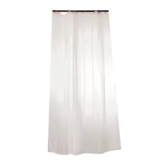HOME SET - Cortina De Baño Fondo Entero 180x185 Cm 10 Gancho S