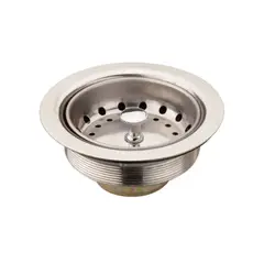 FIRPLAK - Canastilla Lavaplatos 4 Pulgadas Acero Inoxidable Con Bajante