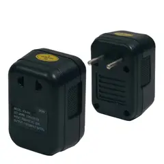 HALUX - Convertidor 50 W 220 V A 120 V Pata Plana A Redonda