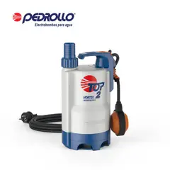 PEDROLLO - Electrobomba Sumergible Drenaje Aguas Sucias 0.5 Hp ½ Hp 110 V