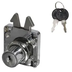 FIXSER - Chapa Closet Niquel 19X22mm