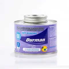 DURMAN - Soldadura PVC Wet Bonding 1/16 Gl 236 Ml