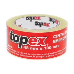 TOPEX - Cinta Empaque Transparente 48mm x 100m