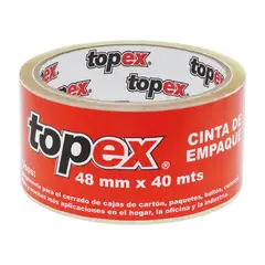 TOPEX - Cinta Empaque Transparente 48Mm x 40m