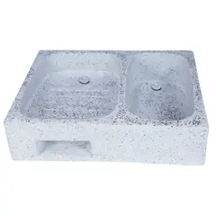 GRANITOS DE LA COSTA - Lavadero Granito Con Depósito 70 x 55 cm