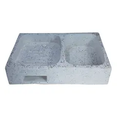 GRANITOS DE LA COSTA - Lavadero Granito Con Depósito 80 x 55 cm