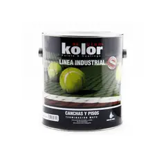 KOLOR - Pintura Canchas Epóxica Verde 1 Galón