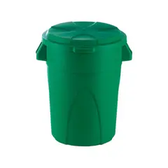 ESTRA - Caneca Plástica 121L Verde Con Tapa
