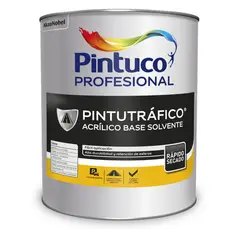 PINTUCO - Pintura Para Demarcación De Pisos Blanca 1 Galón