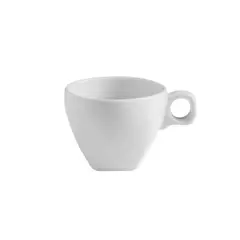 CORONA - Mug de Té en Porcelana 230ml Cuadrado Actualite Blanco