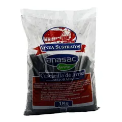 ANASAC - Sustrato Cascarilla De Arroz Mejorada 1 Kilo