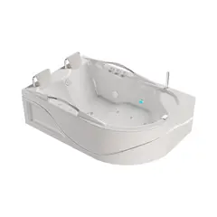 FIRPLAK - Hidromasaje Honolulu Derecha 181X123 Cm - Blanco