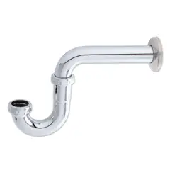 FIRPLAK - Sifón Lavamanos Cromado 1 1/4 Pulgada