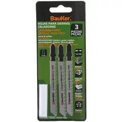 BAUKER - Set 3 hojas para calar t 10 dientes 18JT101