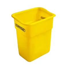 COLEMPAQUES - Caneca Plástica 10L Amarillo Para Metal