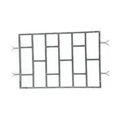 undefined - Reja Banco 60x40cm Gris