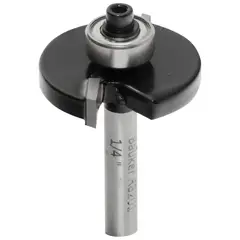 BAUKER - Fresa Ranuradora Recta 1-1/4 X 1/4 Pulgadas R8201