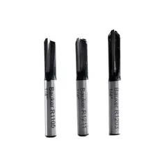 BAUKER - Fresa Recta 1/4 X 1/2 Pulgada 2 Filos R1211