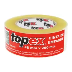 TOPEX - Cinta Empaque Transparente 48Mm x 40m