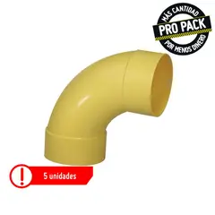DURMAN - Codo 90 Cxc 2 Pulg Sanitaria Propack 5 Und