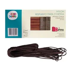 DEKORA - Cordon Repuesto 10mt Cortina Café