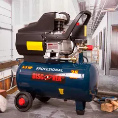DISCOVER - Compresor 25 Litros 116PSI