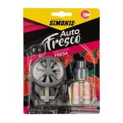SIMONIZ - Ambientador Ventilador Repuesto Fresa 10 Ml