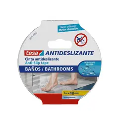 TESA - Cinta Antideslizante Baños Transparente 5M X 48Mm