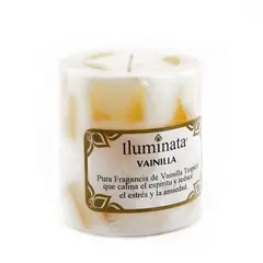 ILUMINATA - Vela Pequeña Redonda Vainilla