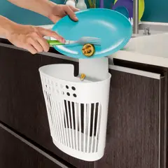 DAMECOS - Canasta Colgante Plástica Blanca