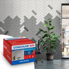 CORONA - Boquilla Concolor Junta Estrecha Gris Claro 2kg