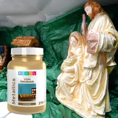 RECOL - Vinilo para Interior Metalizado Golden Sun 250 ml